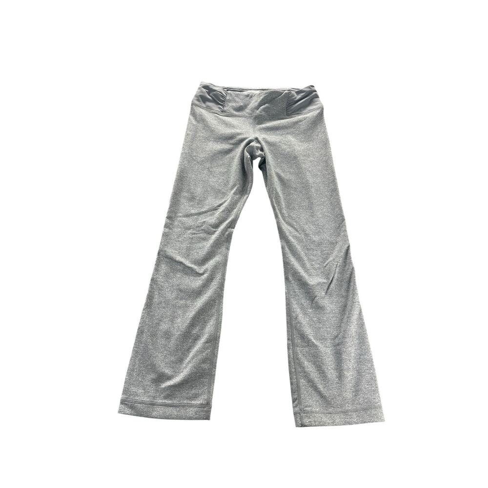 Unbranded Girls Gray Wide Leg Flare Leggings Yoga Pants Youth